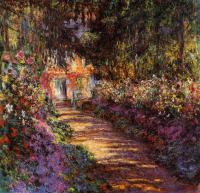 Monet, Claude Oscar - The Flowered Garden